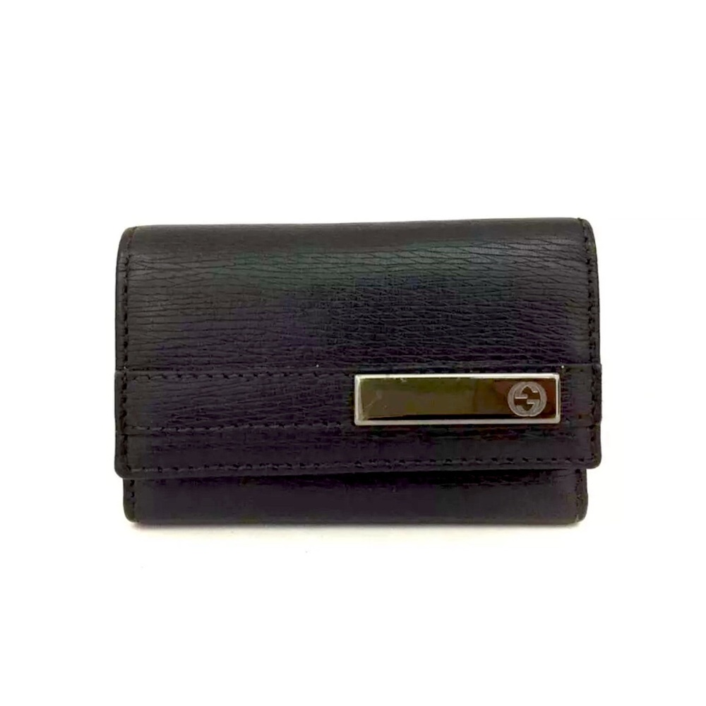 GUCCI Leather 6 Ring Key Holder